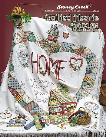 Book 527 Quilted Hearts Garden Afghan MAIN
