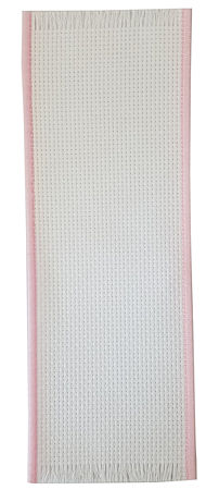 Bookmark - 14ct White w/ Pink Variegated Trim (Discontinued - sub w/ Solid Pink Trim) MAIN