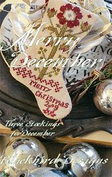 Blackbird Designs - Three Stockings - Merry December MAIN