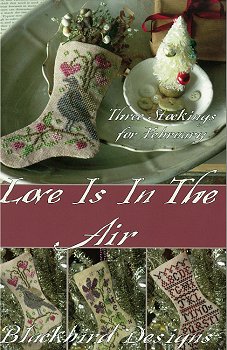 Blackbird Designs - Three Stockings - February Love Is In the Air MAIN