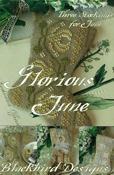 Blackbird Designs - Three Stockings - Glorious June MAIN