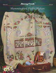 Book 437 Hummingbird Trellis Afghan MAIN