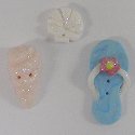 Button Pack - Flamingo Christmas Ornament THUMBNAIL
