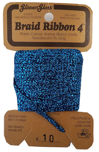 Braid Ribbon #4 Teal Blue (10) MAIN