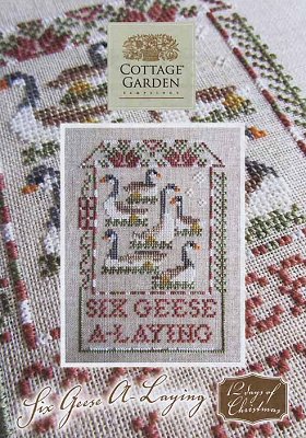 Cottage Garden Samplings - 12 Days of Christmas - Six Geese A Laying MAIN