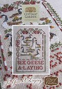 Cottage Garden Samplings - 12 Days of Christmas - Six Geese A Laying THUMBNAIL
