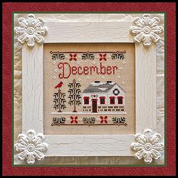 Country Cottage Needleworks - Cottage of the Month - December Cottage MAIN