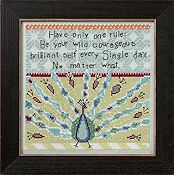 Curly Girl by Mill Hill - Peacock THUMBNAIL