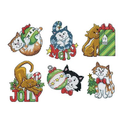 Design Works Kit - Christmas Cats MAIN
