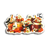 Les Petites Croix De Lucie - Halloween Coffees Magnet THUMBNAIL