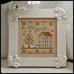 Country Cottage Needleworks - Cottage of the Month - March Cottage MAIN