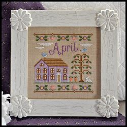 Country Cottage Needleworks - Cottage of the Month - April Cottage MAIN