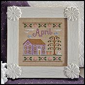 Country Cottage Needleworks - Cottage of the Month - April Cottage THUMBNAIL