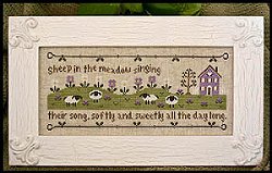 Country Cottage Needleworks - Sheep In The Meadow MAIN