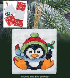 Christmas Pocket Ornaments - Christmas Penguin THUMBNAIL