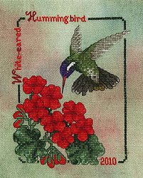 Crossed Wing Collection - Commemorative Hummingbirds of the World 2010 - White-eared Hummingbird MAIN