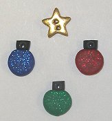 Button Pack - Santa & Ornaments Stocking MAIN