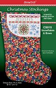 Christmas Stockings Chart - Snowflakes & Bows THUMBNAIL