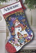 Dimensions Stocking Kit - Cute Carolers THUMBNAIL