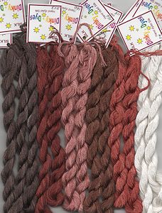 Glendon Place - Tiramisu Dinky Dyes Silk Thread Pack MAIN