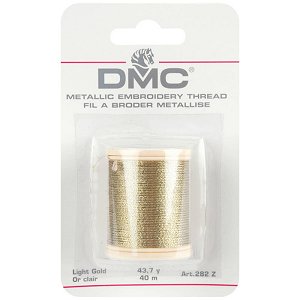 DMC Metallic Thread 282Z Light Gold MAIN