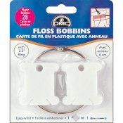 DMC Floss Bobbins (Plastic) w/ Ring THUMBNAIL