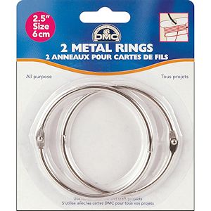 DMC Metal Craft Rings 2.5" MAIN