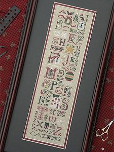 The Drawn Thread - Christmas Thoughts Sampler MAIN
