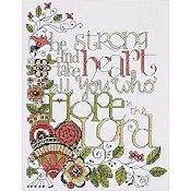 Design Works Kit - Heartfelt - Be Strong THUMBNAIL