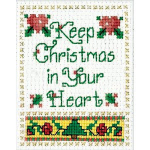 Design Works Kit - Mini Frame Kit - Christmas In Your Heart MAIN