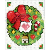 Design Works Kit - Mini Frame Kit - Wreath THUMBNAIL