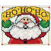 Design Works Kit - Mini Frame Kit - Ho Ho Ho Santa THUMBNAIL