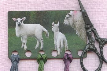 Vintage Postcard Series #18 - Easter Lambs Threadkeep MAIN