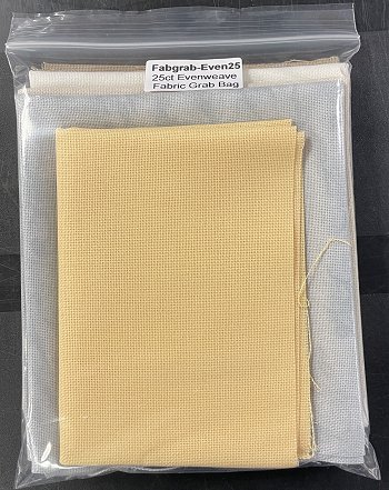 Evenweave Fabric Grab Bag 25ct - 5 for $15 MAIN