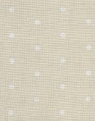 Fabric Flair French Polka Dots 32ct Natural/White THUMBNAIL