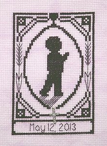Handblessings - Special Memories Silhouette - First Communion Boy MAIN