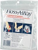 Floss-A-Way Floss Organizer Bags (pk/100 with ring) THUMBNAIL