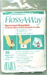 Floss-A-Way Floss Organizer (pk/36/ ring) MAIN