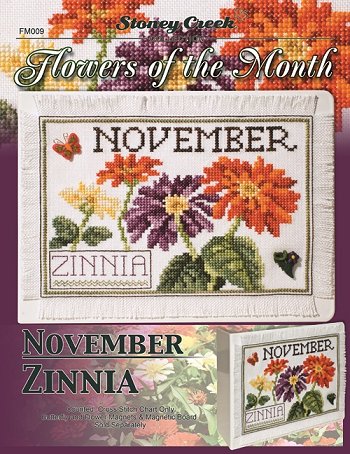 Flowers of the Month - November Zinnia MAIN