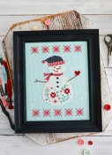 Flamingo Toes - Frosted Blooms Snowman THUMBNAIL