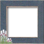 Mill Hill Wood Frame - Handpainted Flower Picket Fence THUMBNAIL