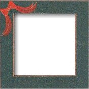 Mill Hill Wood Frame - Handpainted Red Bow THUMBNAIL