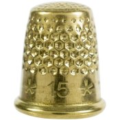 Lacis Dome Top Gold Thimble THUMBNAIL