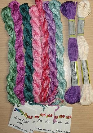 Glendon Place - Stitching Love Dinky Dyes Silk Floss Pack MAIN