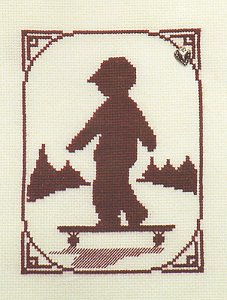 Handblessings - Summer Silhouette - Skate Boarder MAIN