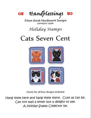 Handblessings - Holiday Stamps - Cats Seven Cent MAIN