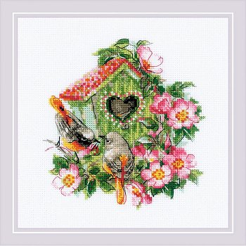 Riolis Cross Stitch Kit - Happy Together MAIN