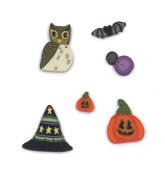 Jabco Button Pack - Praiseworthy Stitches - Haunted Hillside Farm THUMBNAIL