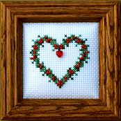 The Stitchworks - Heart and Beads Kit THUMBNAIL