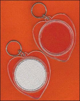 Acrylic Keychain Heart 2 1/4" MAIN